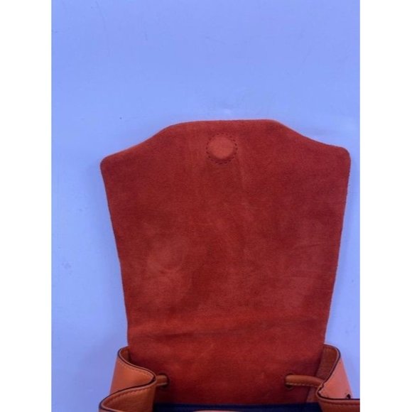 Rag And Bone Mini Pilot Orange Leather Backpack main image 4